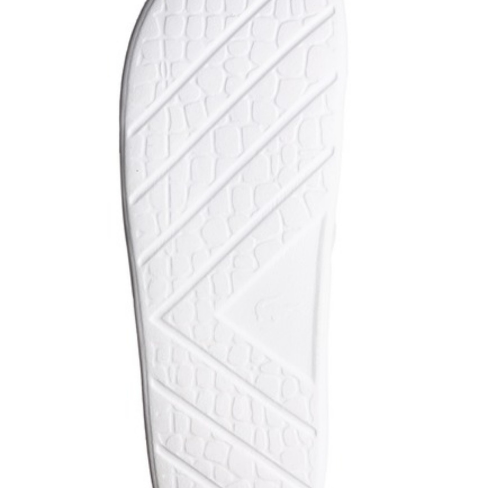 LACOSTE Fraisier 318 1 Slide Men White Sandals - Picture 5 of 5